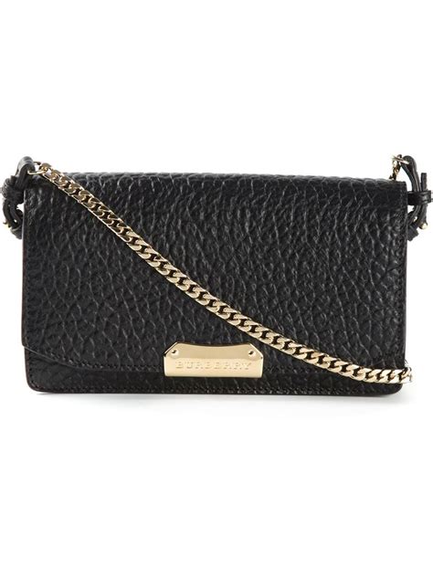 burberry black pebbled leather shoulder bag|Burberry shoulder bag outlet.